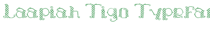 Laapiah Tigo Typeface Regular